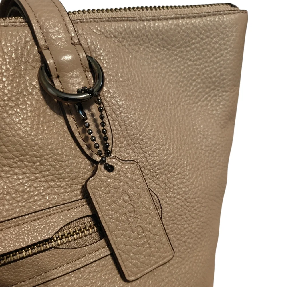 COACH Taylor Tote In Tan Pebble Leather